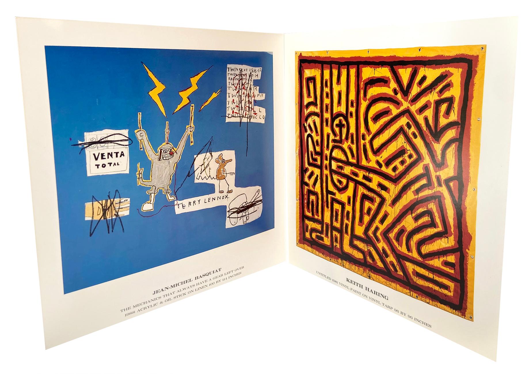 Basquiat Keith Haring Tony Shafrazi Gallery 1991 (Basquiat Keith Haring 1991) - Print by (after) Jean-Michel Basquiat