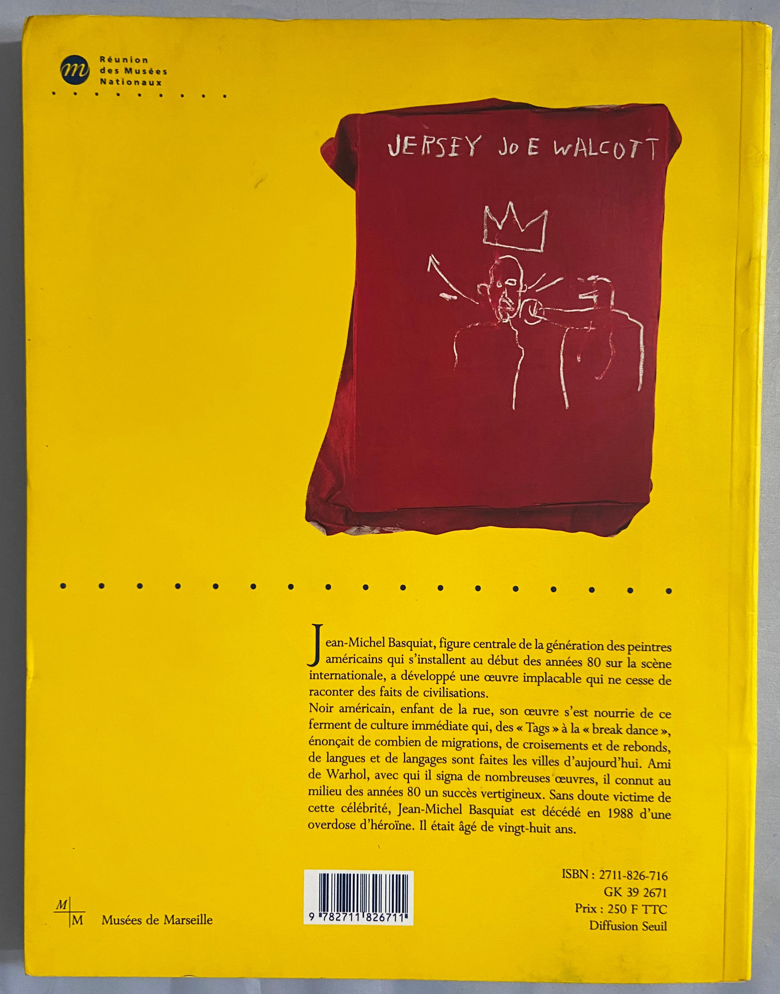Basquiat Marseille exhibition catalog 1992 For Sale 3