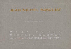 Retro Basquiat Mary Boone Gallery 1985 (announcement)
