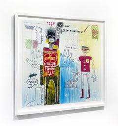 Serigrafia "Lezione di piano" di Basquiat