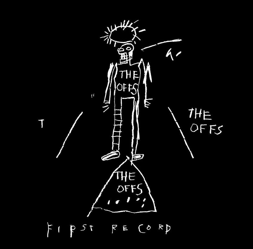Basquiat Beat Bop, Basquiat The Offs (2014, 2018) : ensemble de 2 œuvres individuelles :
Pressage du 30e anniversaire du disque vinyle historique Beat Bop de Basquiat (1983) et réédition en édition limitée 2018 de la pochette de disque de Basquiat