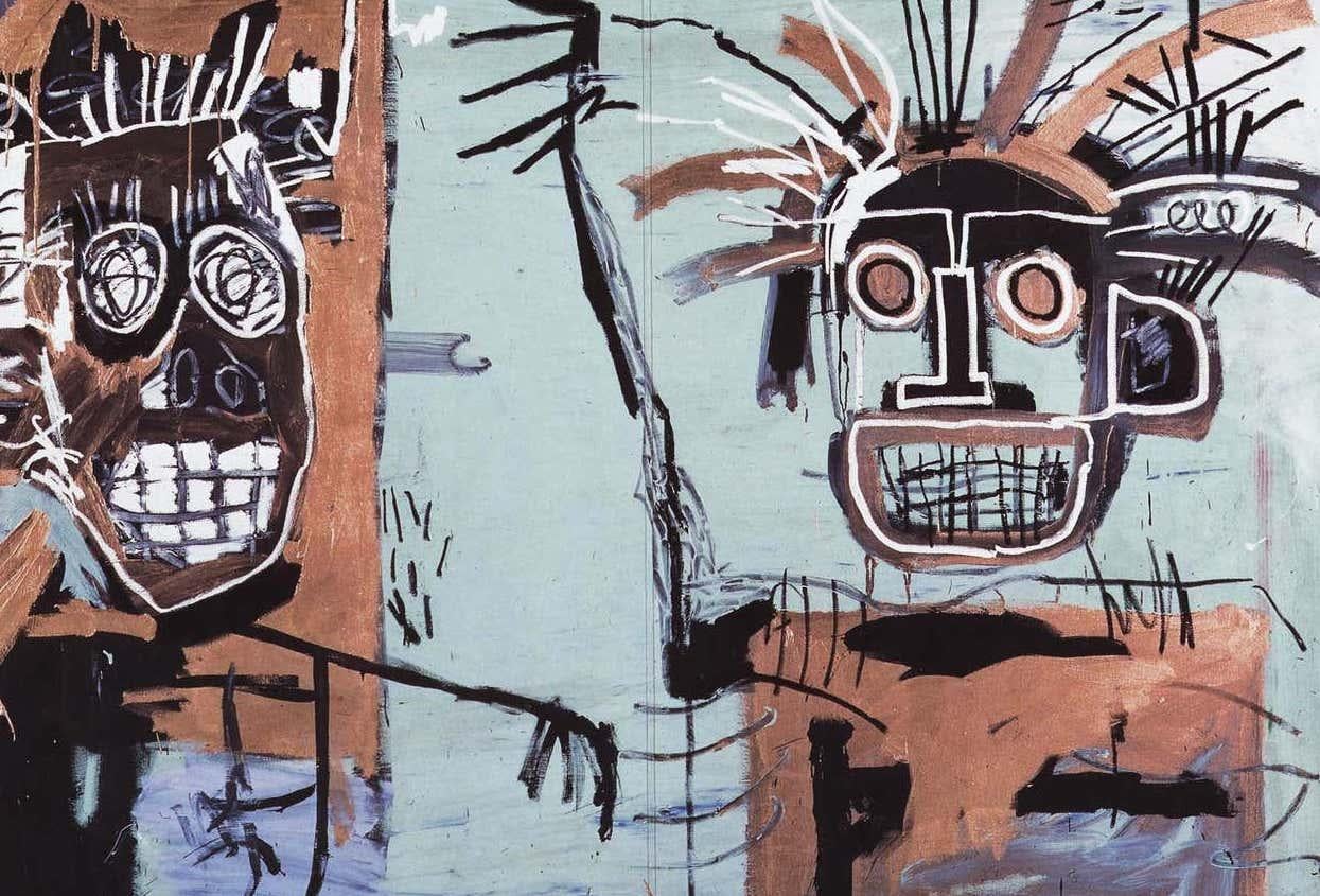 Galerie Basquiat Serpentine 1996 (announcement) - Contemporain Print par after Jean-Michel Basquiat