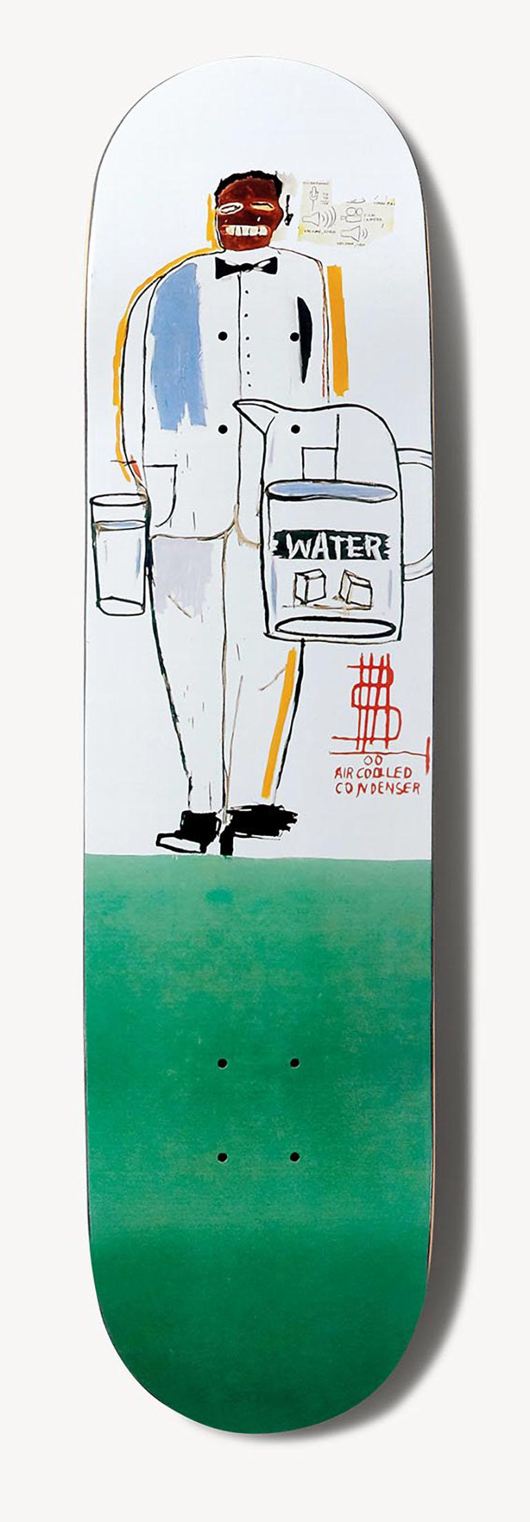 Deck de skateboard Basquiat ( skateboard Basquiat)  - Sculpture de after Jean-Michel Basquiat