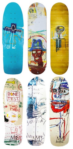 Basquiat Skateboard-Decken (6 Werke)