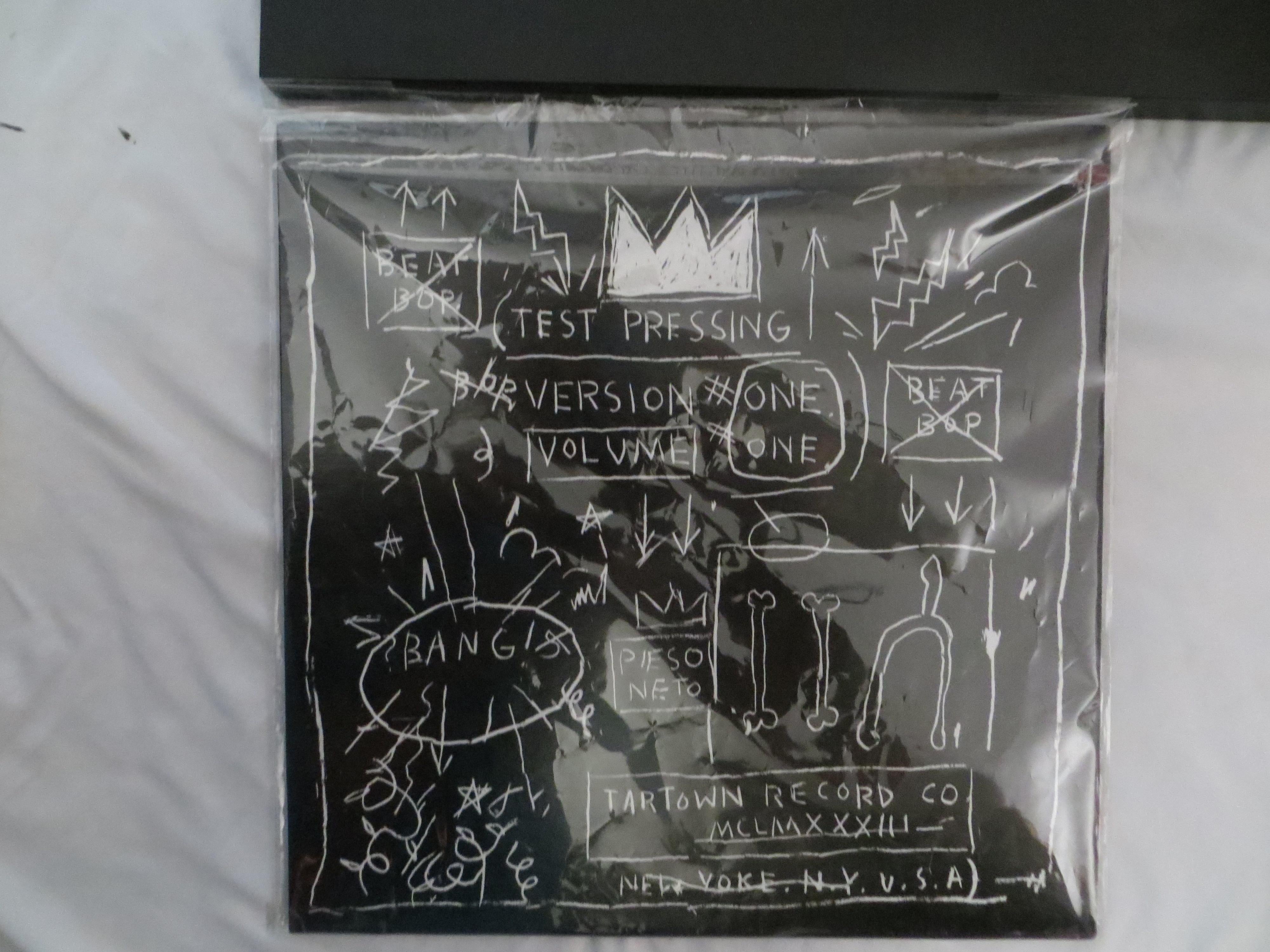 Jean-Michel Basquiat & Rammelzee, Beat Bop, 12inches Record With Poster Framed  1