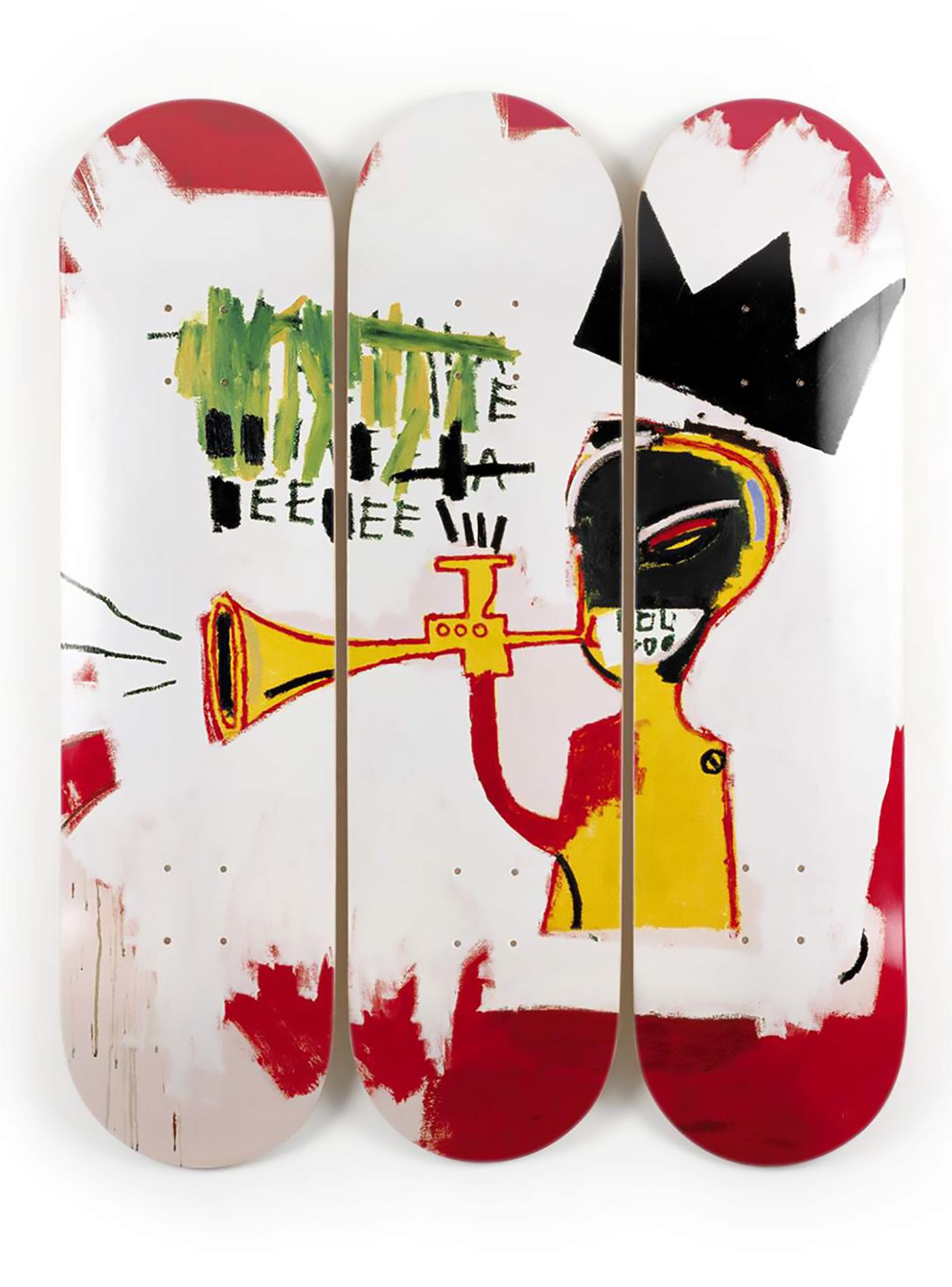 Triptyque Skateboards Jean-Michel Basquiat « Skull » - Le Skate Room - Édition Limitée 2021