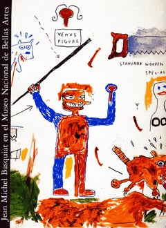 Vintage Jean Michel Basquiat en el Museo Nacional de Bellas Artes Exhibition Catalog
