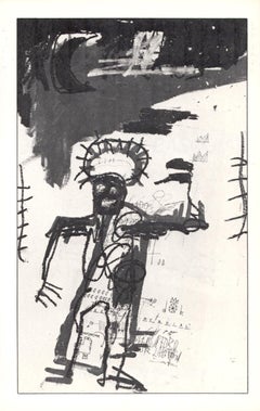 Vintage Jean-Michel Basquiat Annina Nosei Gallery NY 1982-1988 (Basquiat Annina Nosei)