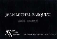 Jean-Michel Basquiat Annina Nosei Gallery NY 1982-1988 (Basquiat Annina Nosei)