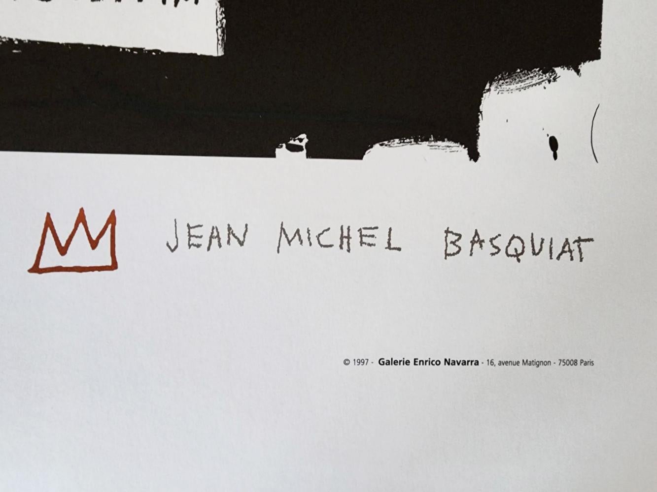 JEAN MICHEL BASQUIAT, 'BIG PAGODA 1997' VERY RARE LIMITED EDITION ESTATE LITHOGR - Print by after Jean-Michel Basquiat