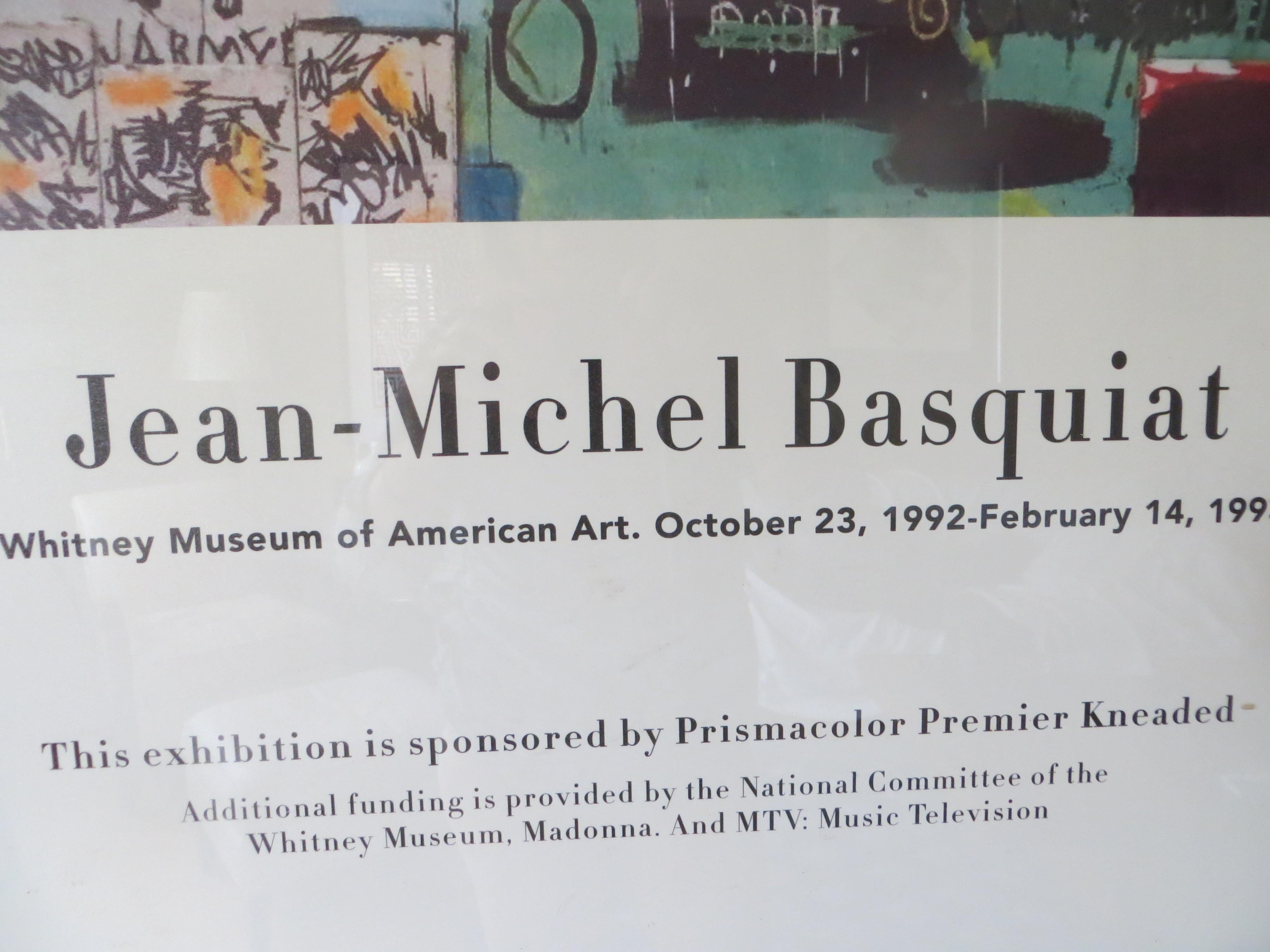  Jean-Michel Basquiat  Exhibition Poster - Street Art Print by after Jean-Michel Basquiat