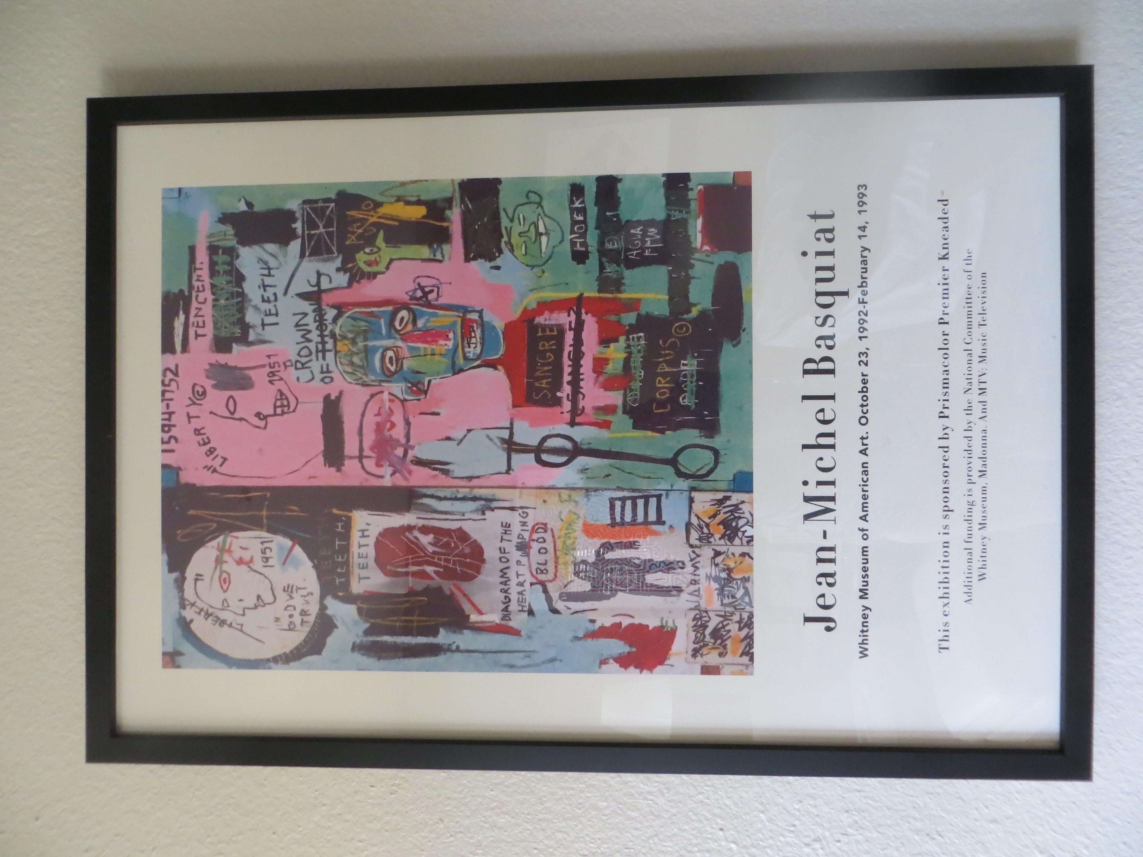  Jean-Michel Basquiat  Exhibition Poster 1