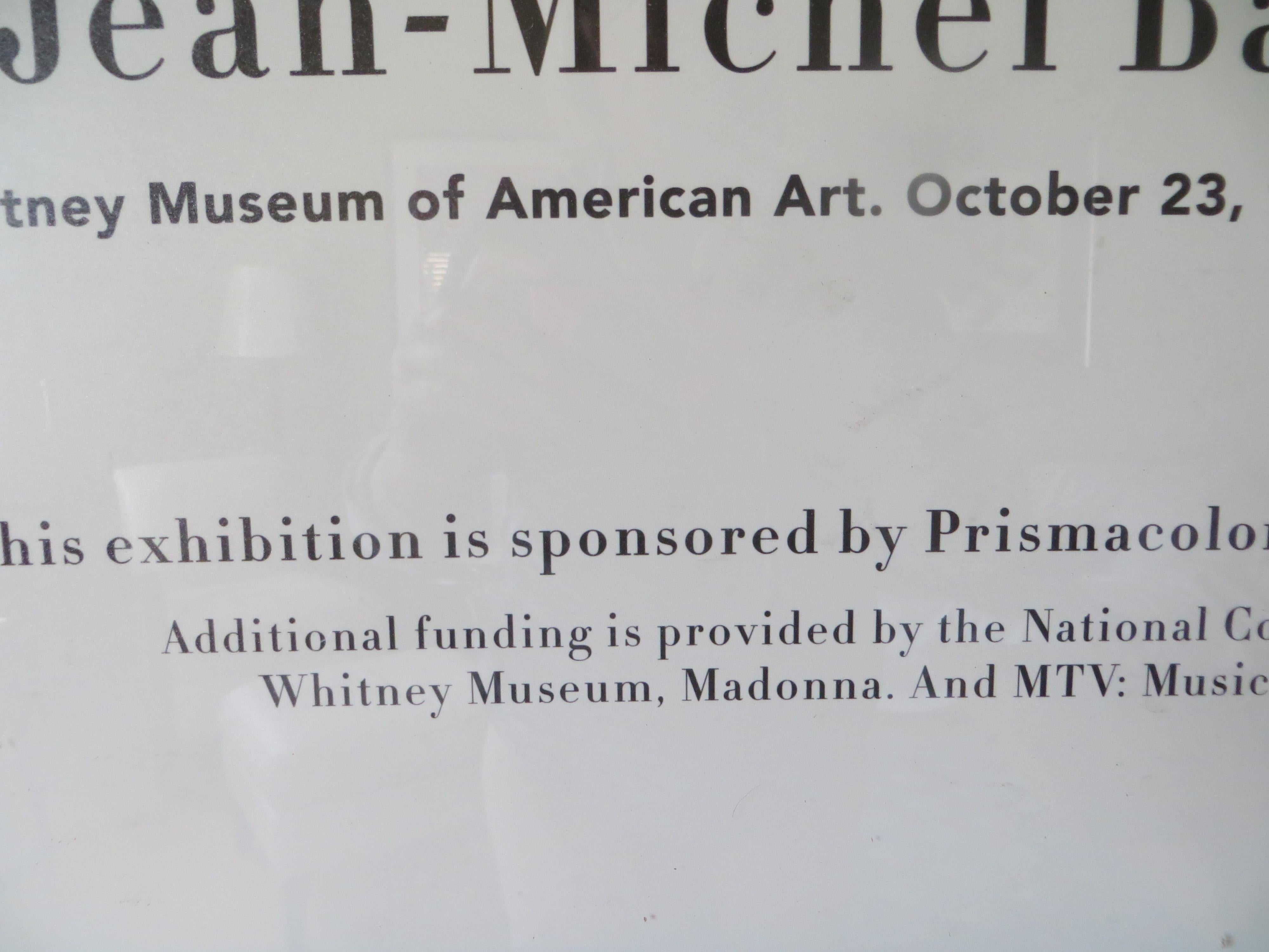  Jean-Michel Basquiat  Exhibition Poster 2