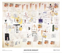 Jean-Michel Basquiat - Icarus Esso - 2002 Offset Lithograph 23.5" x 27.5"