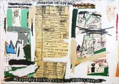 Jean-Michel Basquiat:: Mâchoire d'un âne ; 1982/2005 ; sérigraphie