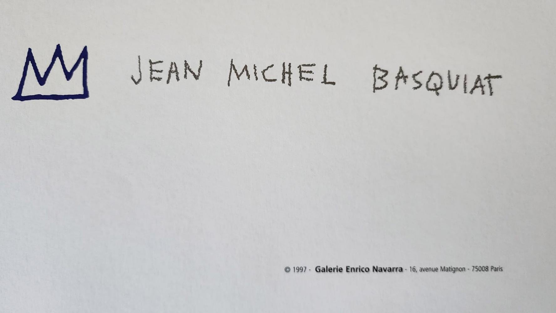 JEAN MICHEL BASQUIAT, PEZ DISPENSER 1997' VERY RARE LIMITED EDITION ESTATE LITHO - Pop Art Print by after Jean-Michel Basquiat