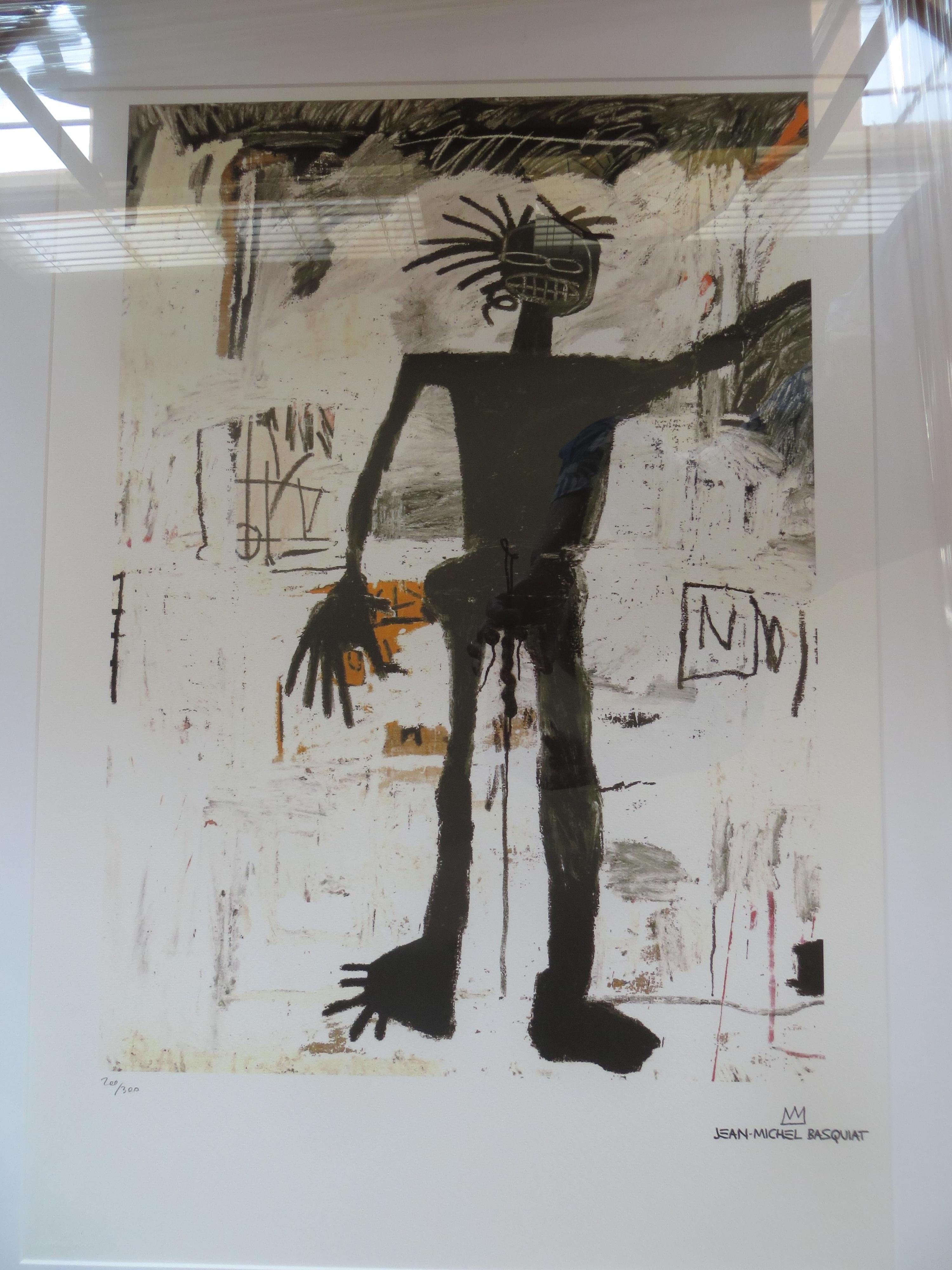  Jean-Michel Basquiat Self Portrait, Lithograph, Numbered - Print by after Jean-Michel Basquiat