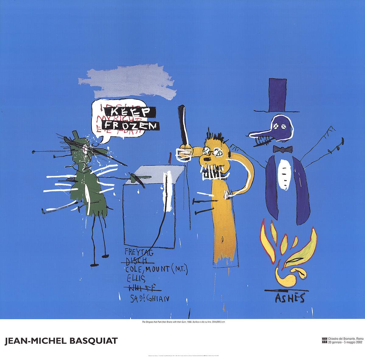 JEAN-MICHEL BASQUIAT The Dingoes that Park Their Brain with Their Gum  - Print by after Jean-Michel Basquiat