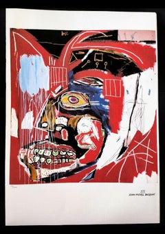 Vintage Jean-Michel Basquiat, "In This Case",  Lithograph, LImited   /300 