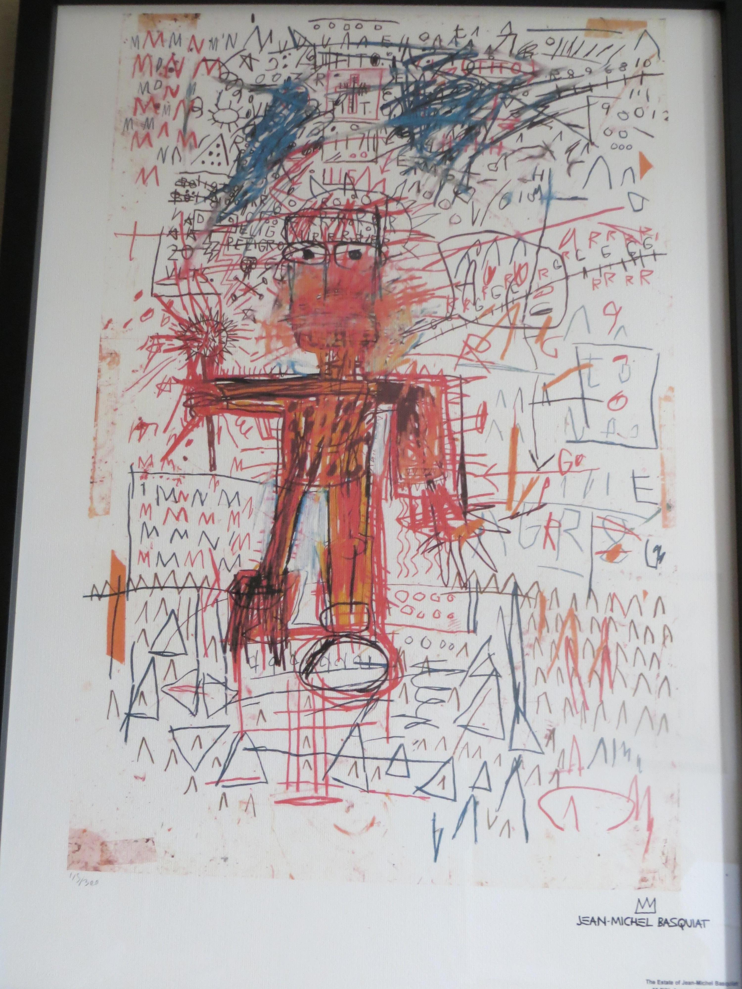 The Estate of Jean-Michel Basquiat,  Lithograph, 115/300 Ltd  1