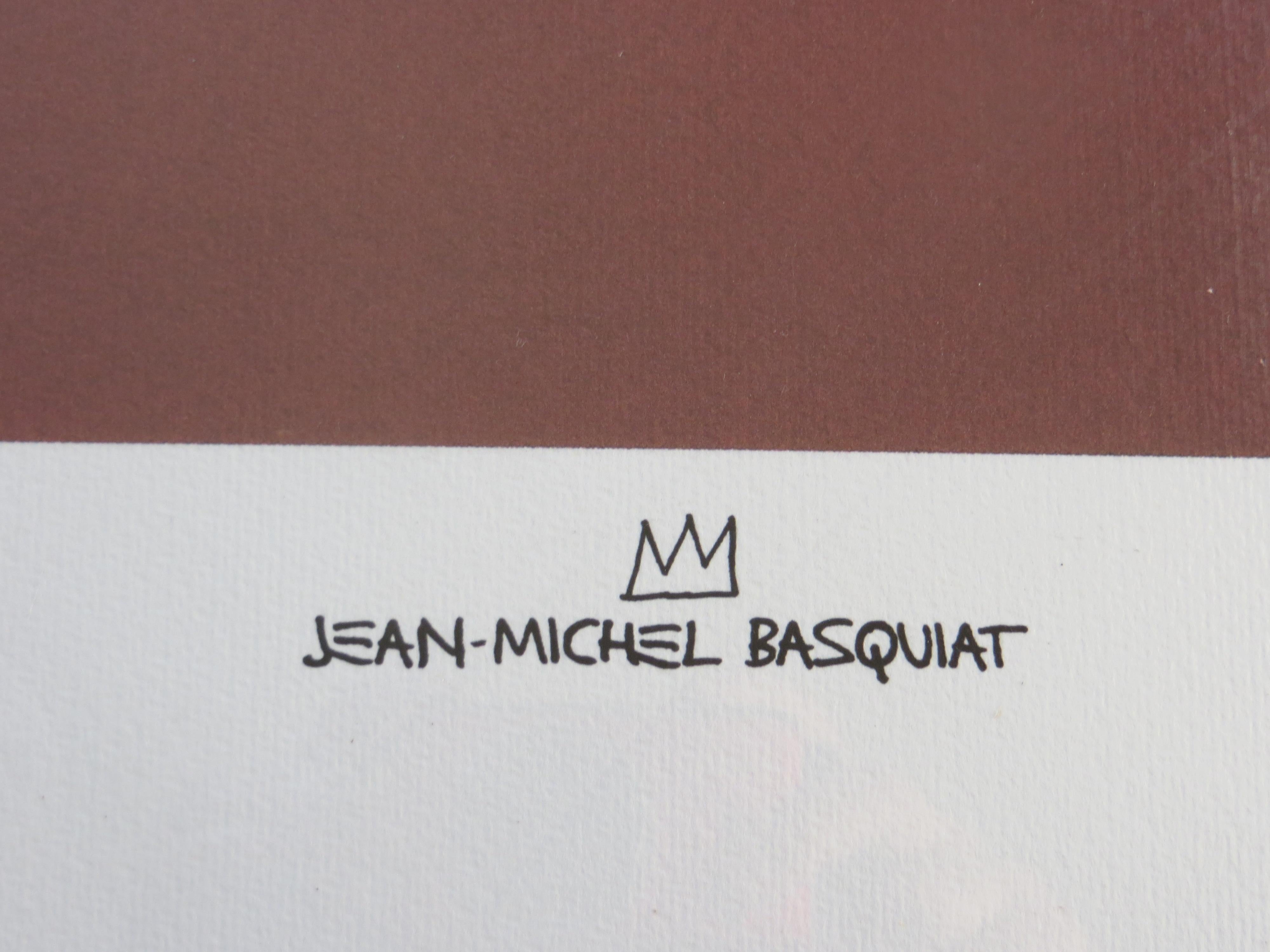 The Estate of Jean-Michel Basquiat,  Lithograph 160 /300 - Street Art Print by after Jean-Michel Basquiat