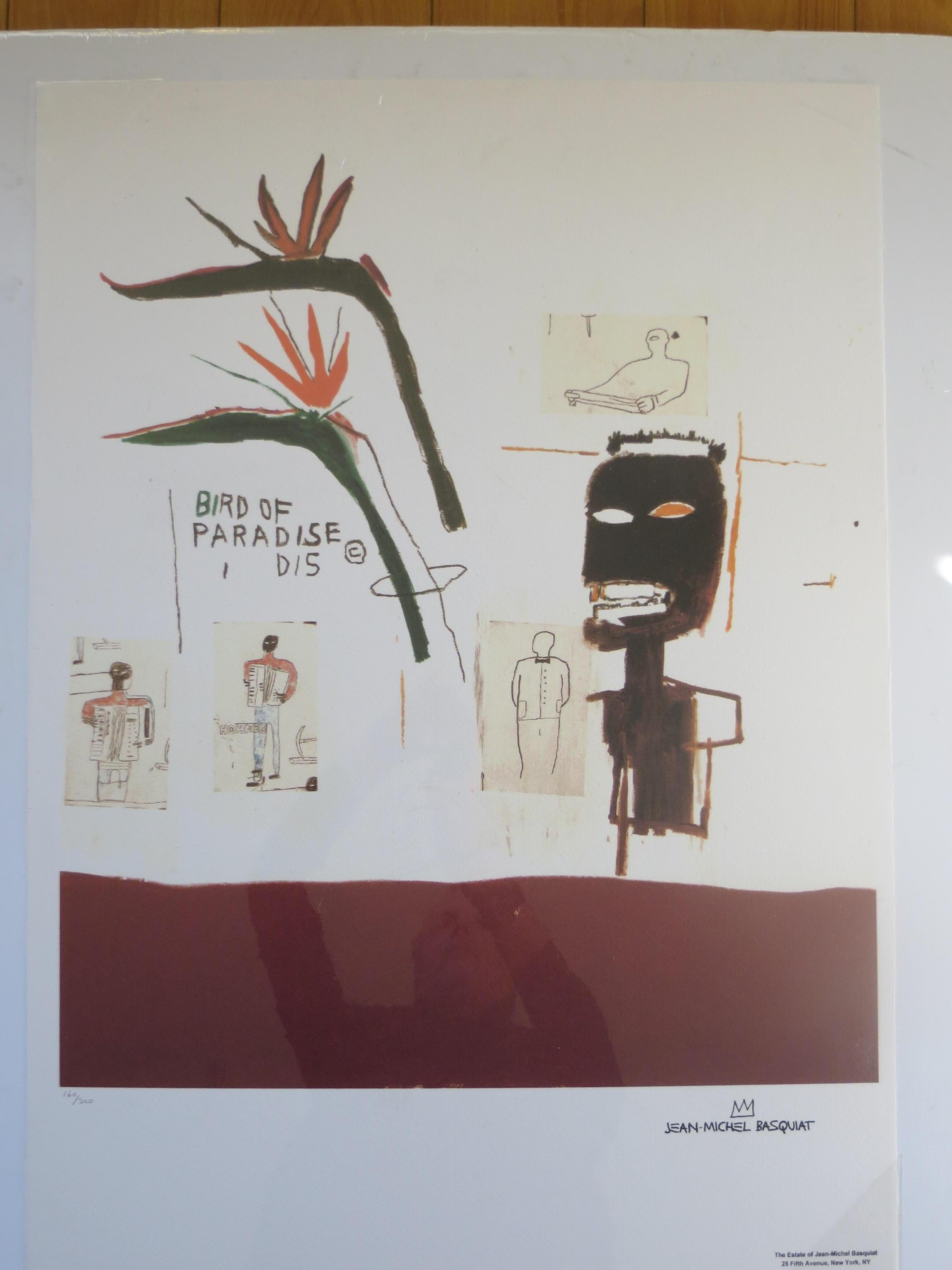 after Jean-Michel Basquiat Print - The Estate of Jean-Michel Basquiat,  Lithograph 160 /300