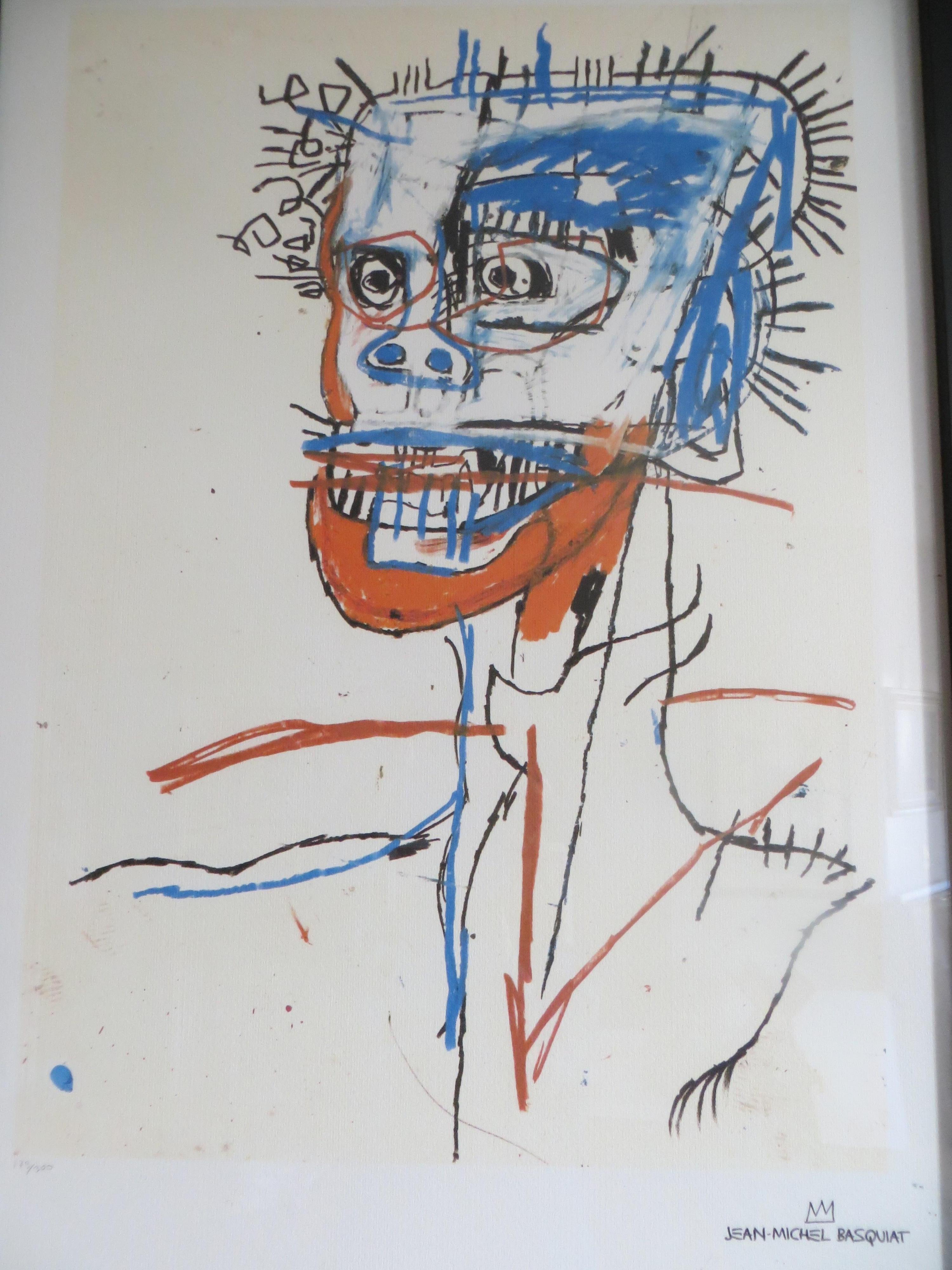 The Estate of Jean-Michel Basquiat, Lithograph, 179/300 Ltd  1