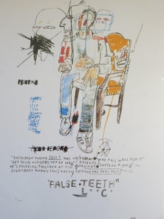 The Estate of Jean-Michel Basquiat "False Teeth" Lithograph N°21/300