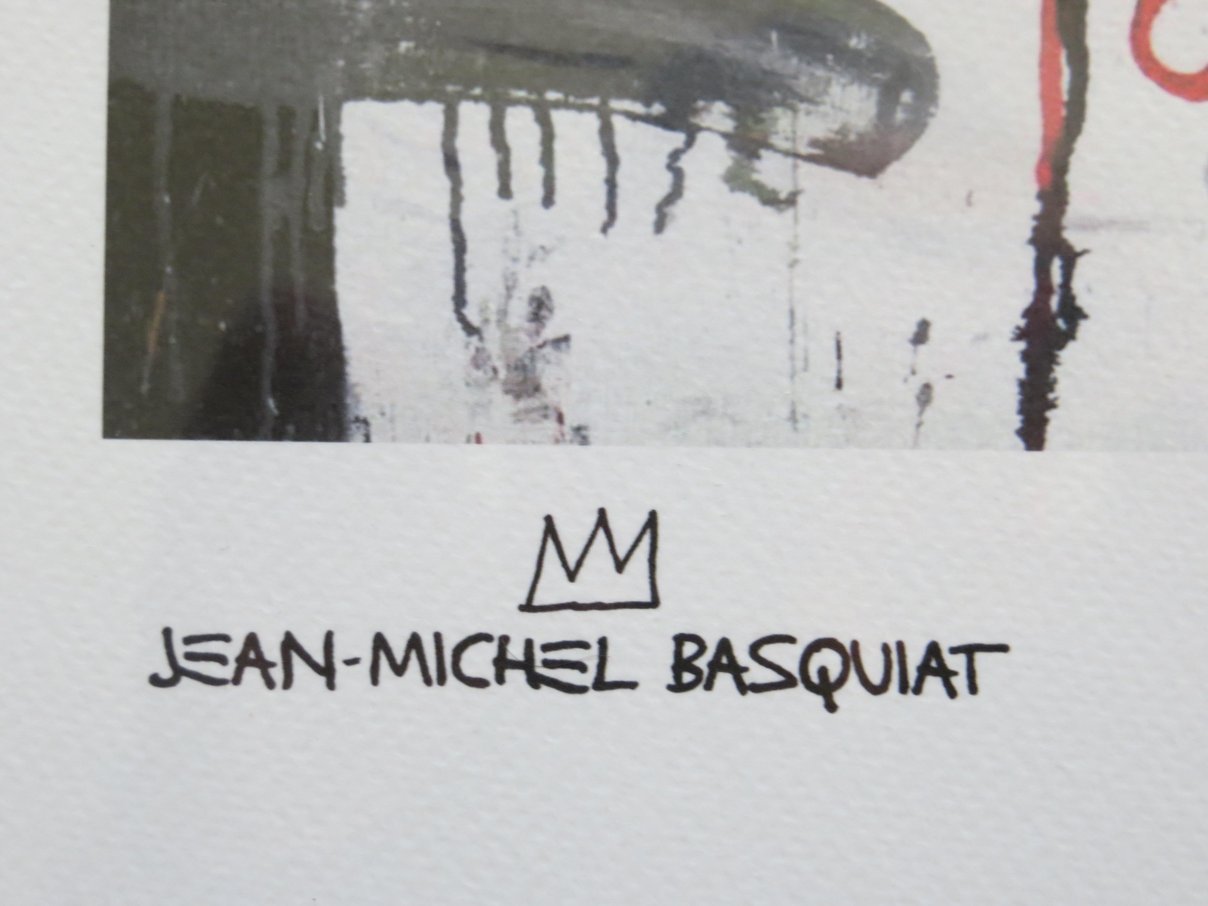 The Estate of Jean-Michel Basquiat,  Lithograph   57  /300 - Print by (after) Jean-Michel Basquiat
