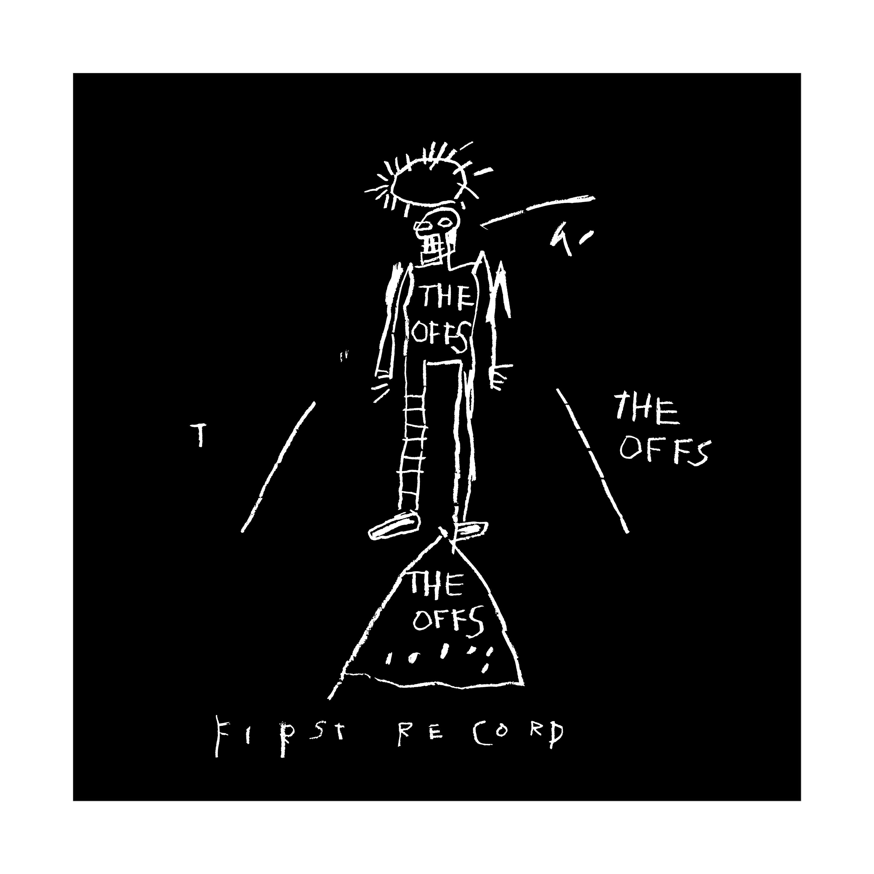 after Jean-Michel Basquiat Figurative Print - The OFFS First Record Cover Screen Print, Art by Jean-Michel Basquiat
