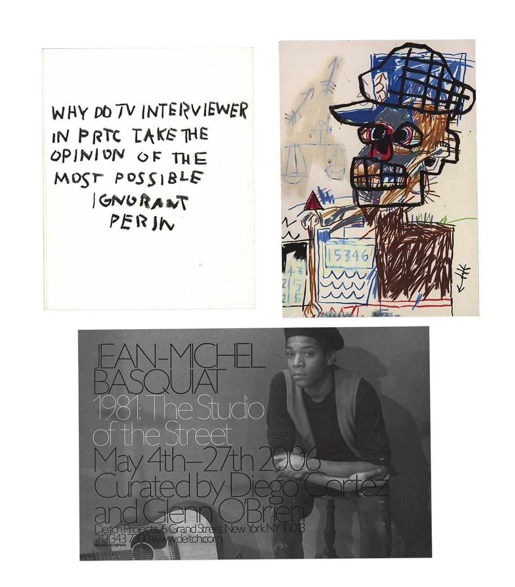 Vintage-Ankündigungen von Basquiat 1992-2014 (Set von 5) im Angebot 6
