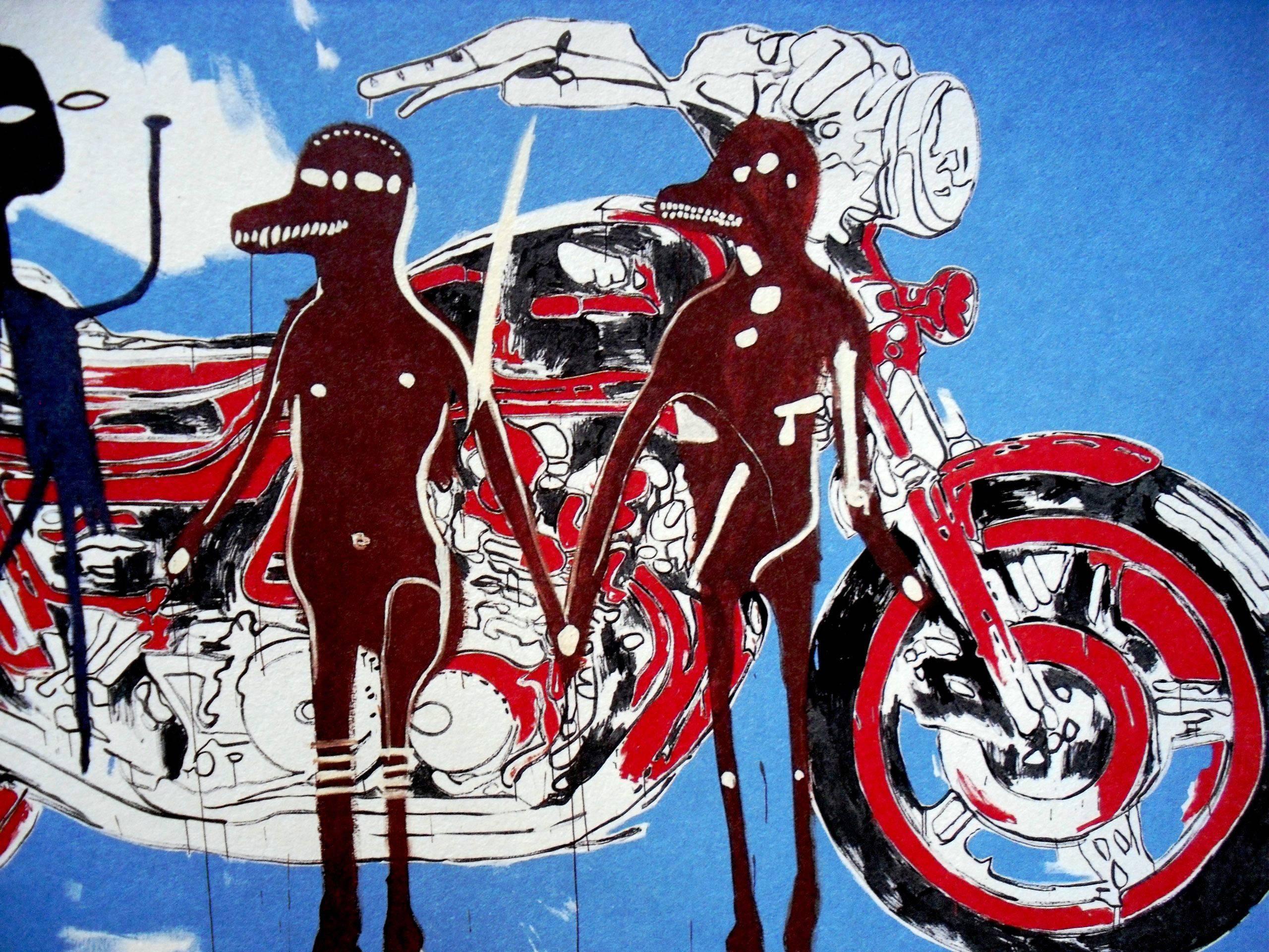 Catalogue de l'exposition Basquiat Collaborations de Warhol (Londres) en vente 1