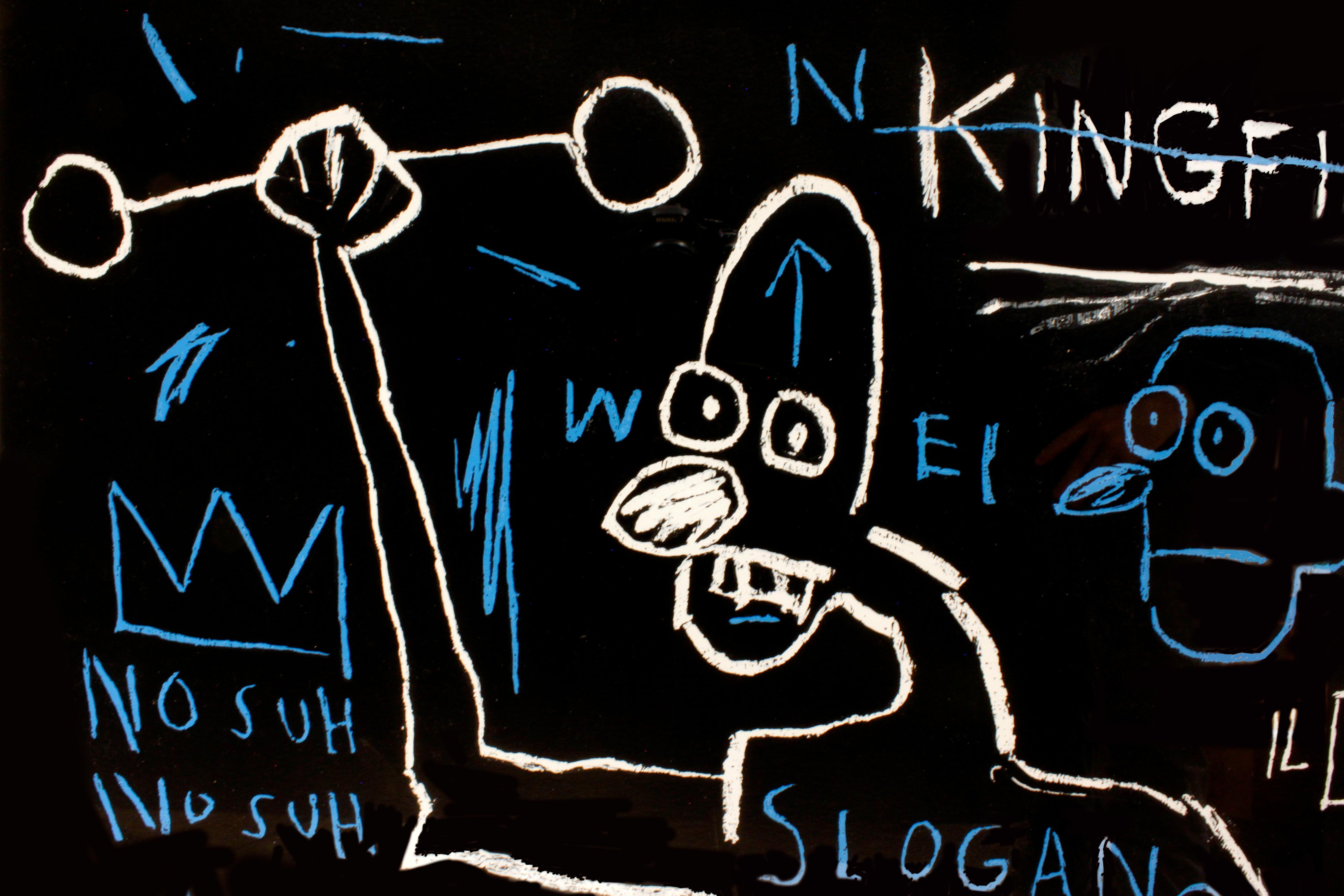 Post-Modern (After) Jean-Michel Basquiat, Rare Collectors Set of 4 Screen Prints, Portfolio