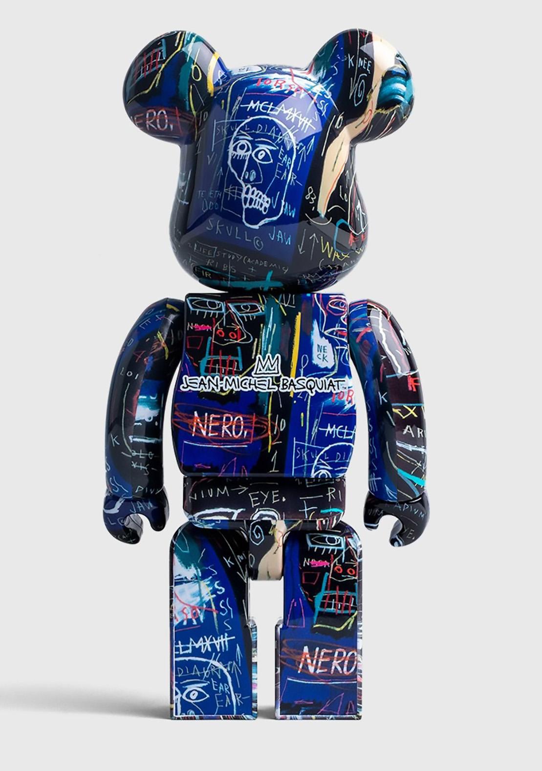 Basquiat Bearbrick 1000% companion (Basquiat BE@RBRICK) - Sculpture by after Jean-Michel Basquiat