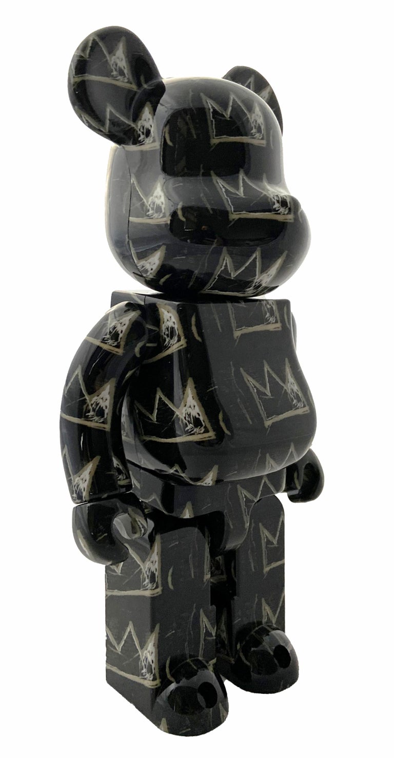 Basquiat Bearbrick 1000% Companion (Basquiat BE@RBRICK) - Black Figurative Sculpture by after Jean-Michel Basquiat