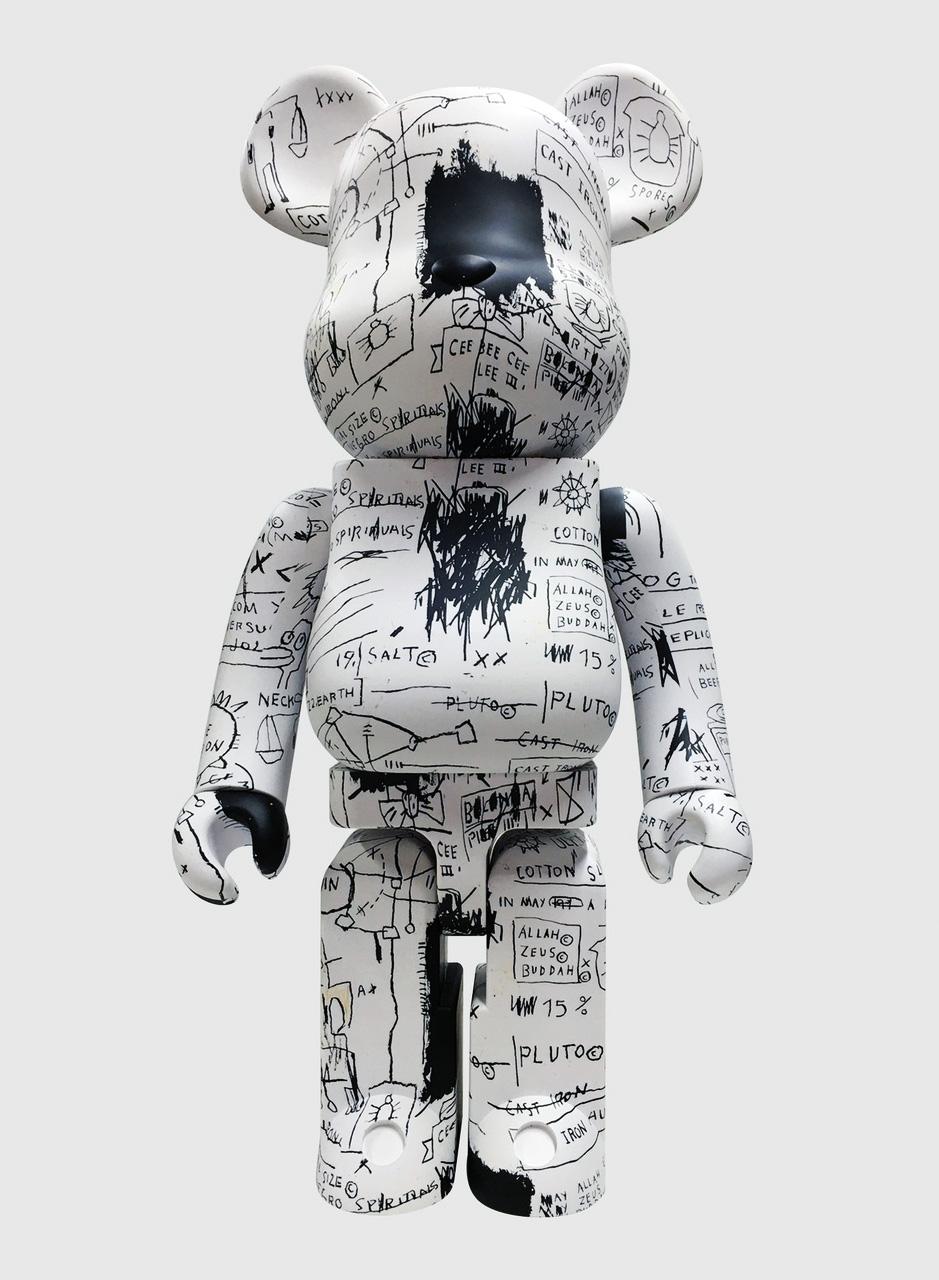 Basquiat Bearbrick 1000% Companion (Basquiat BE@RBRICK) - Mixed Media Art by after Jean-Michel Basquiat