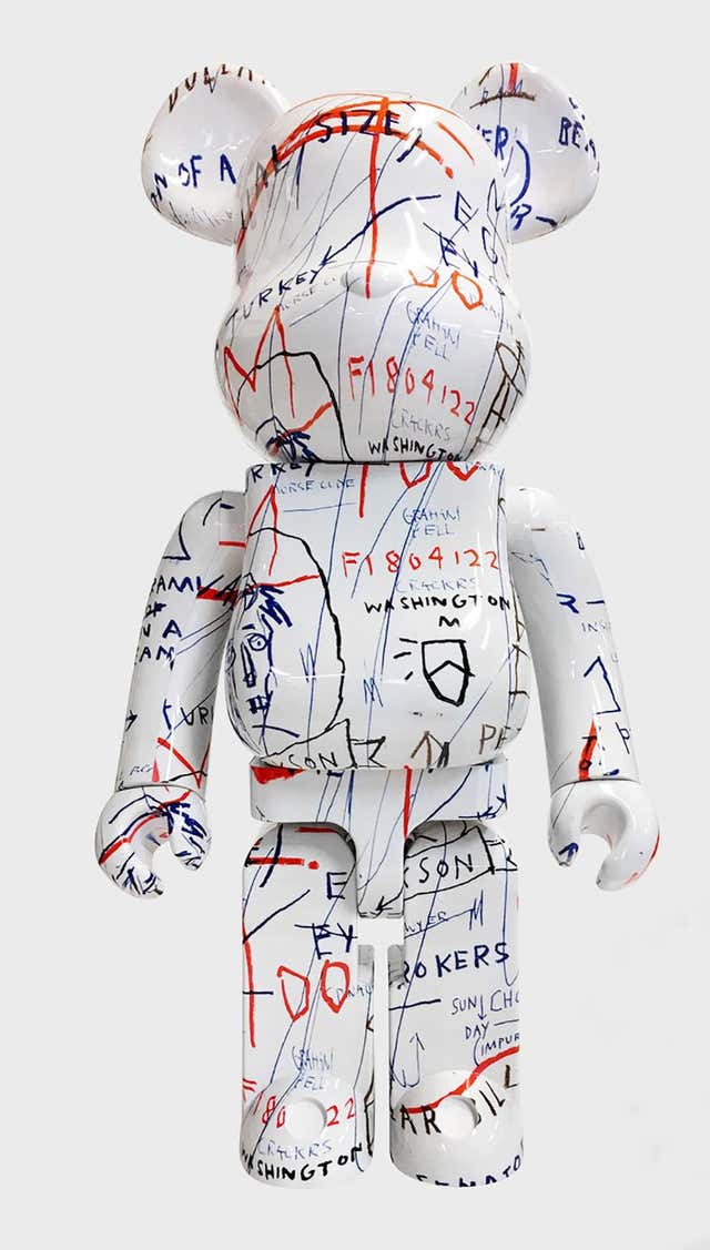 after Jean-Michel Basquiat - Basquiat Bearbrick 400% Companion (Jean-Michel Basquiat BE@RBRICK