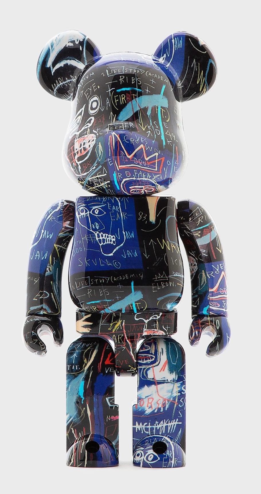 Bearbrick x Estate of Jean-Michel Basquiat and Bearbrick x Andy Warhol Foundation and Estate of Jean-Michel Basquiat 1000% Figures: Set of two works:
Unique, timeless collectibles trademarked & licensed by the Estate of Jean-Michel Basquiat This set