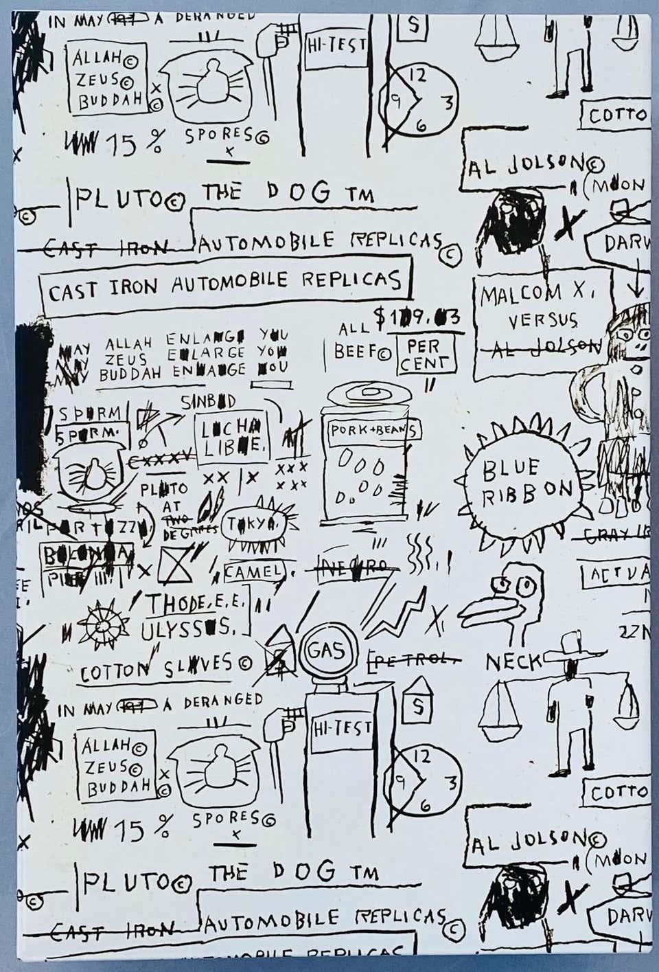 Basquiat Bearbrick 400% art toys: set of 2 works (Basquiat BE@RBRICK) 1
