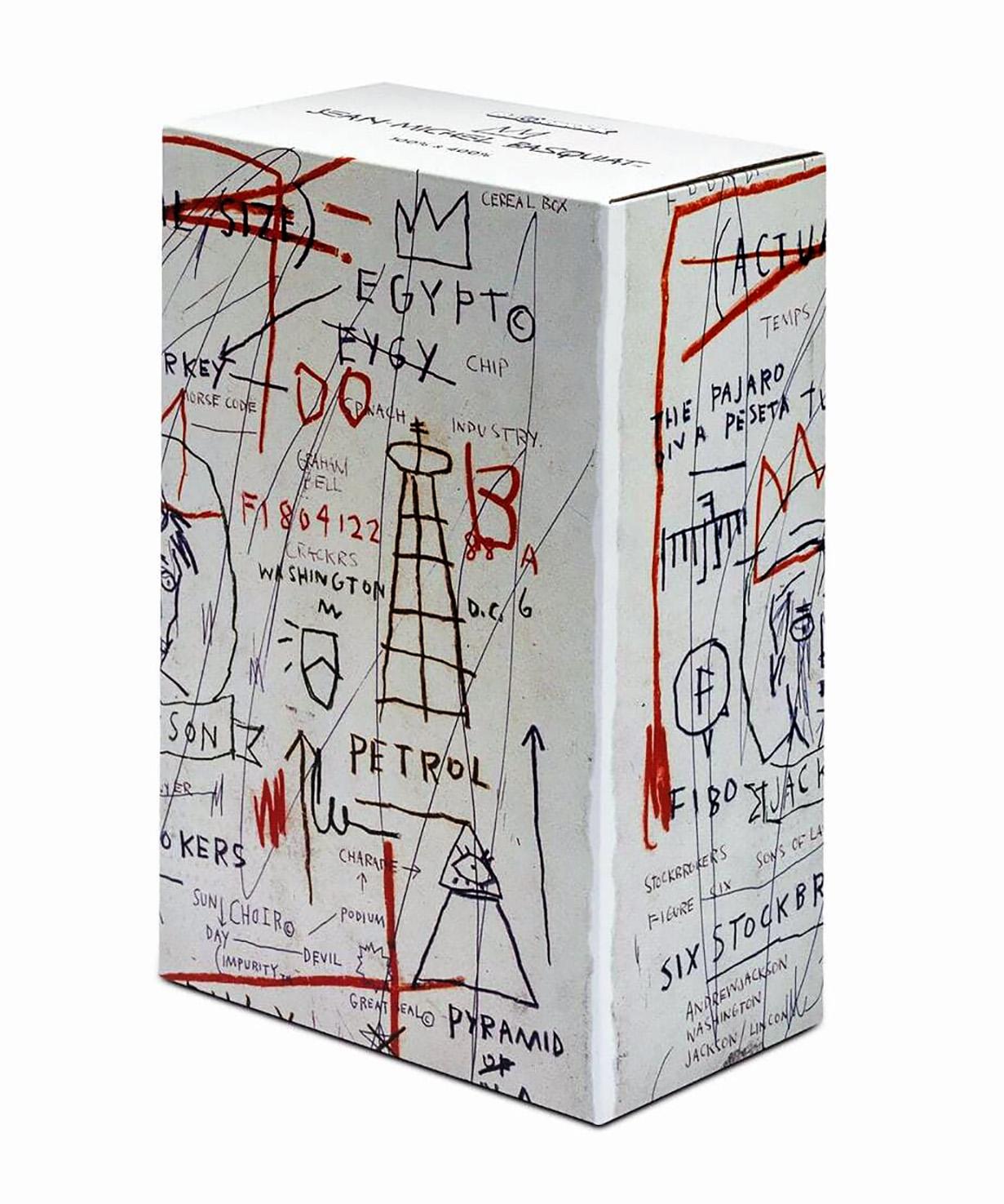 Basquiat Bearbrick 400% art toys: set of 2 works (Basquiat BE@RBRICK) 2
