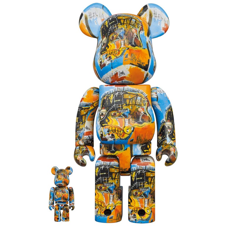 Be@rbrick x Estate of Jean-Michel Basquiat 400% and 100% For Sale 
