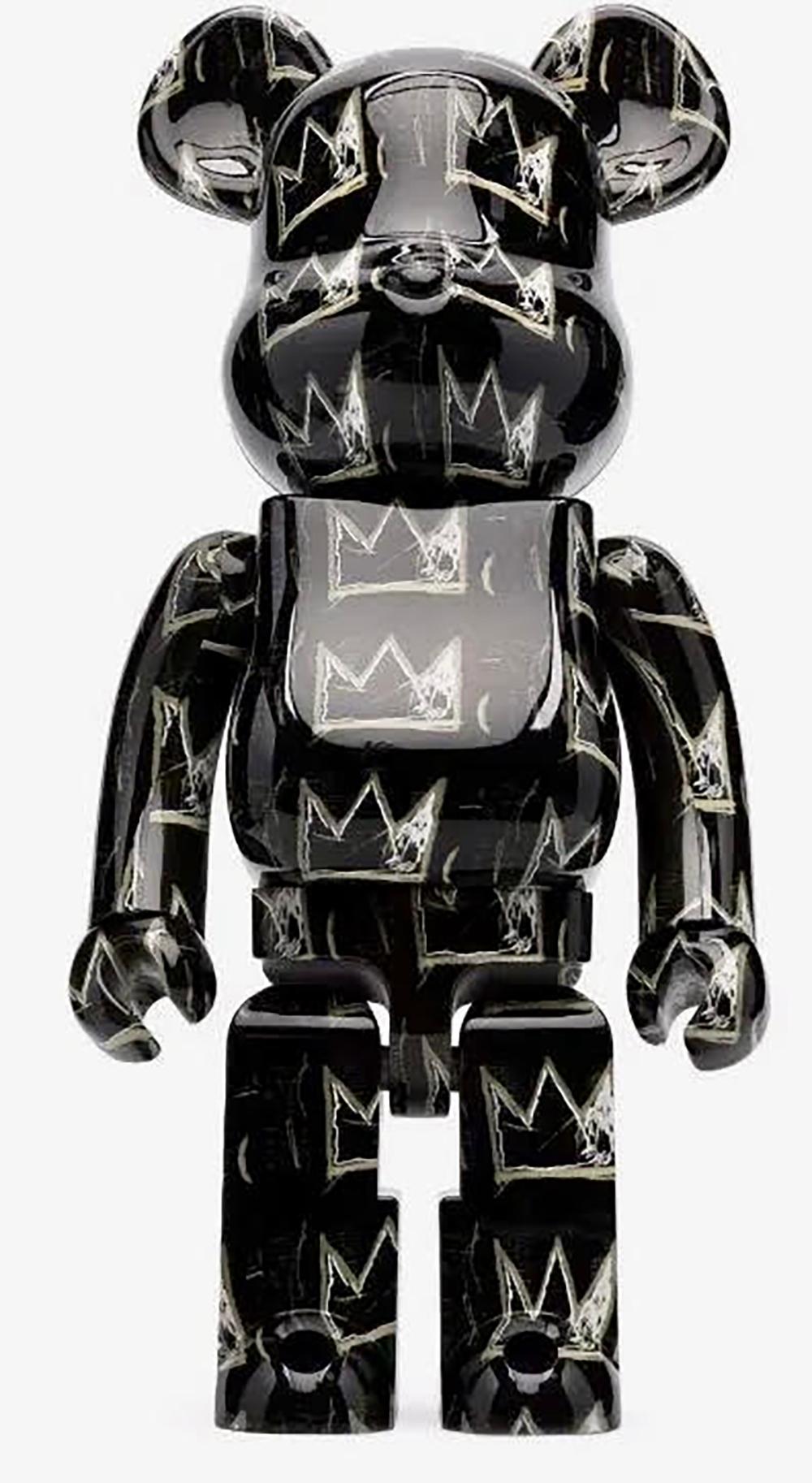 after Jean-Michel Basquiat Figurative Sculpture - Basquiat Bearbrick 400% Companion (Basquiat BE@RBRICK)