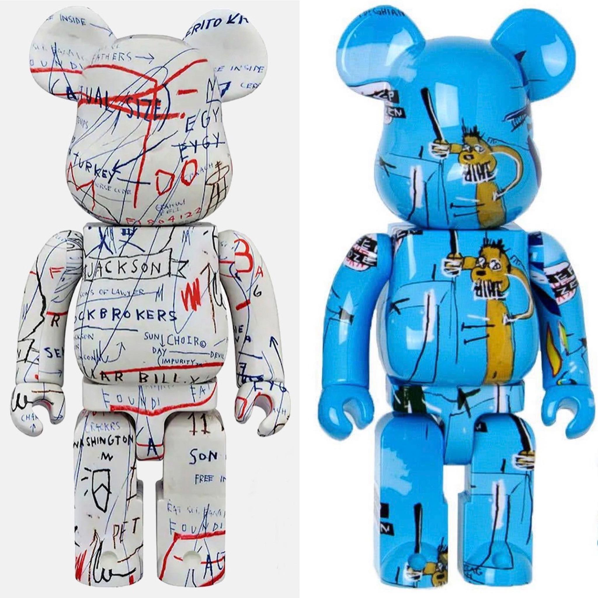 Basquiat Bearbrick 400% Companions Set of 2 (Basquiat BE@RBRICK) - Print by after Jean-Michel Basquiat