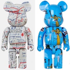 Basquiat Bearbrick 400% Companions Set of 2 (Basquiat BE@RBRICK)