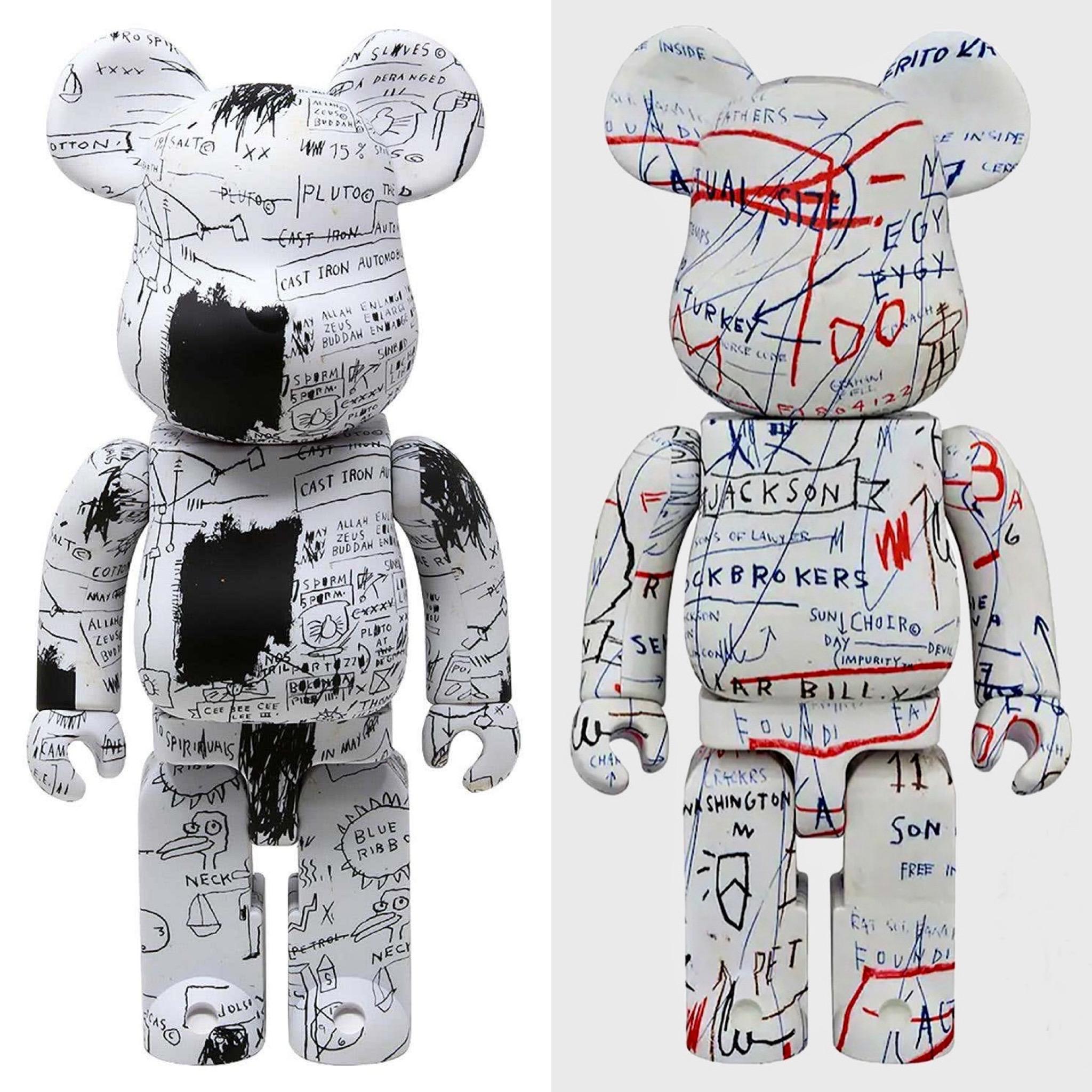 Basquiat Bearbrick 400% Companions Set of 2 (Basquiat BE@RBRICK) - Print by after Jean-Michel Basquiat