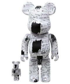 Set von 4 Basquiat Bearbrick 400% Companions (Basquiat BE@RBRICK)