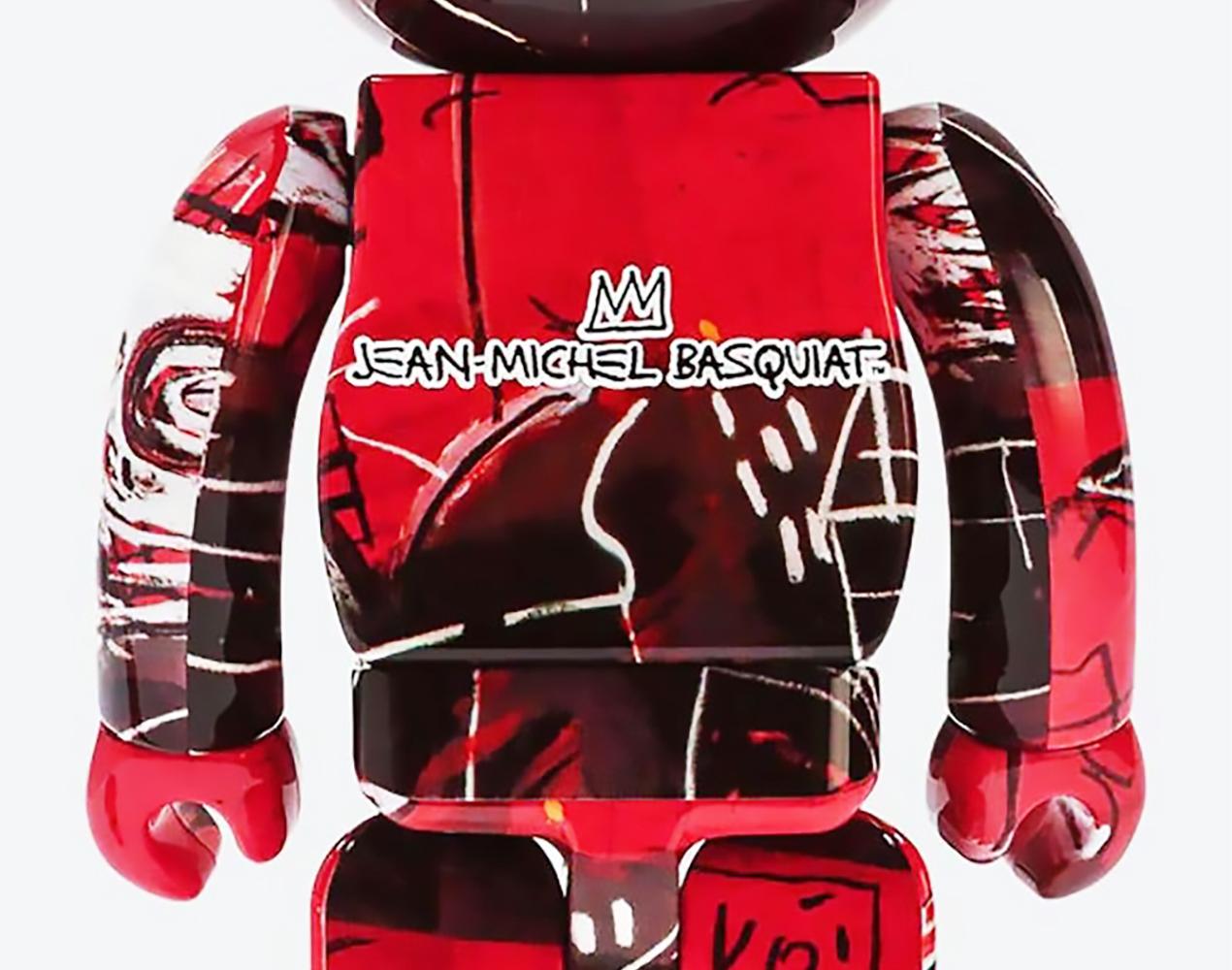 Be@rbrick x Estate of Jean-Michel Basquiat 400% and 100%, set of 4  For Sale 5