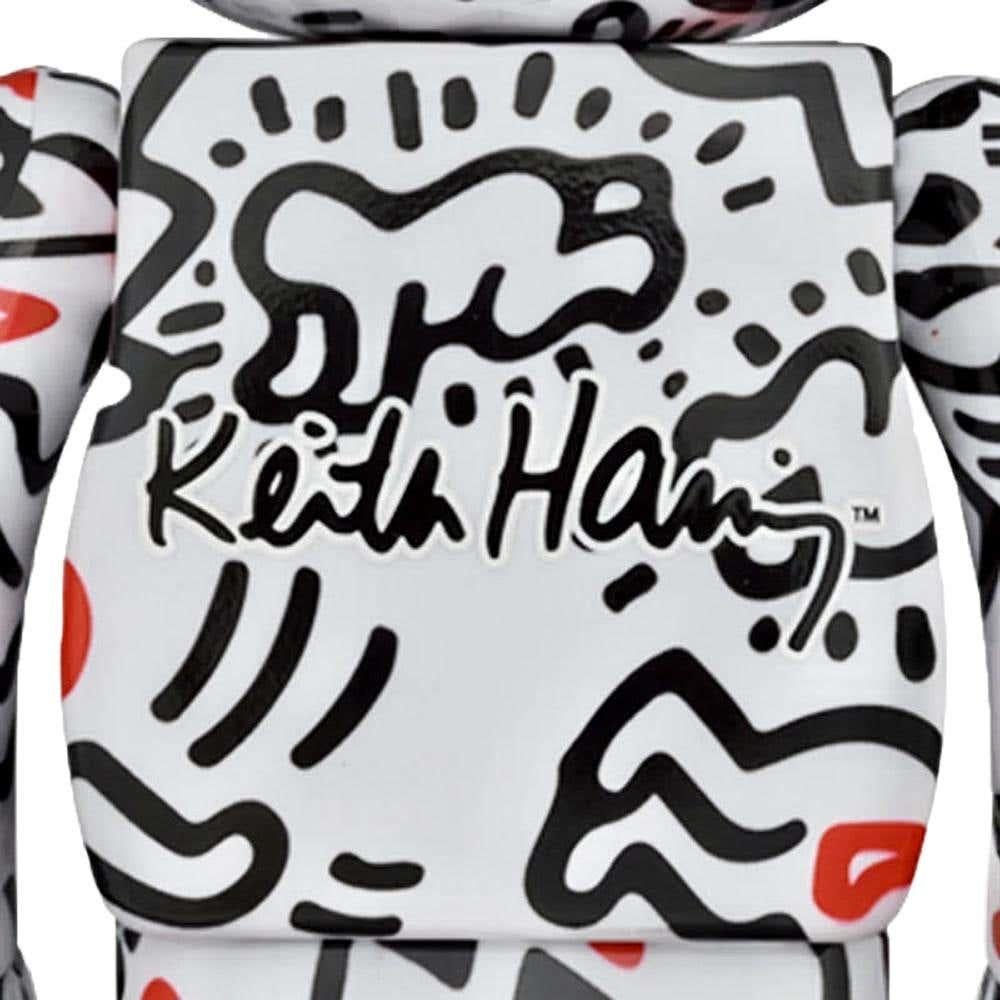 Jean-Michel Basquiat & Keith Haring  400% Bearbrick Vinyl Figures: Set of two individual works:
Unique, timeless Haring, Basquiat collectibles trademarked & licensed by the Estate of Jean-Michel Basquiat & Keith Haring (each respectively). The