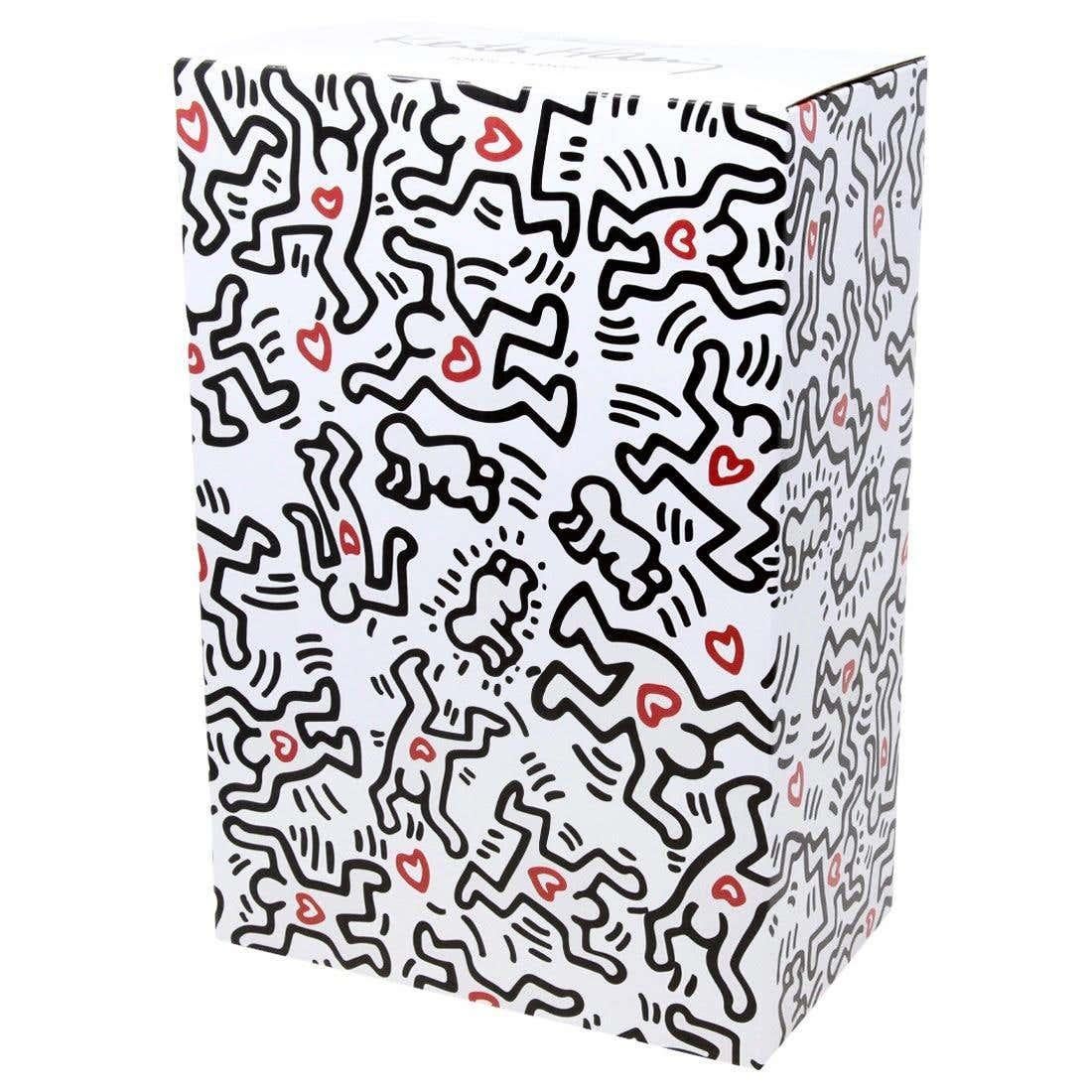 Basquiat Keith Haring Bearbrick 400% set of 2 works (Basquiat Haring BE@RBRICK) For Sale 1
