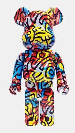Basquiat & Keith Haring Bearbrick 1000%: Set of 2 (Basquiat Haring BE@RBRICK)